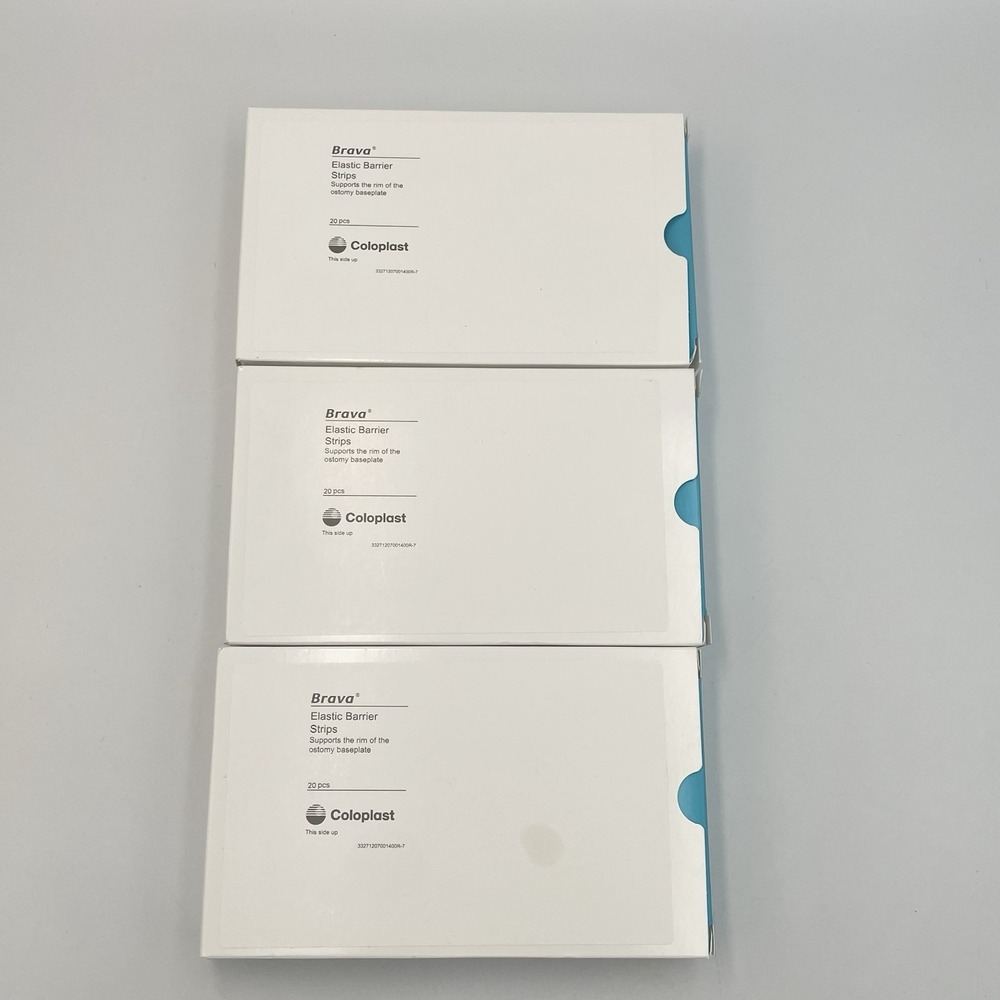 Coloplast Brava Elastic Barrier Strips 60 Ct 3 Boxes Ref 120700 New In Box